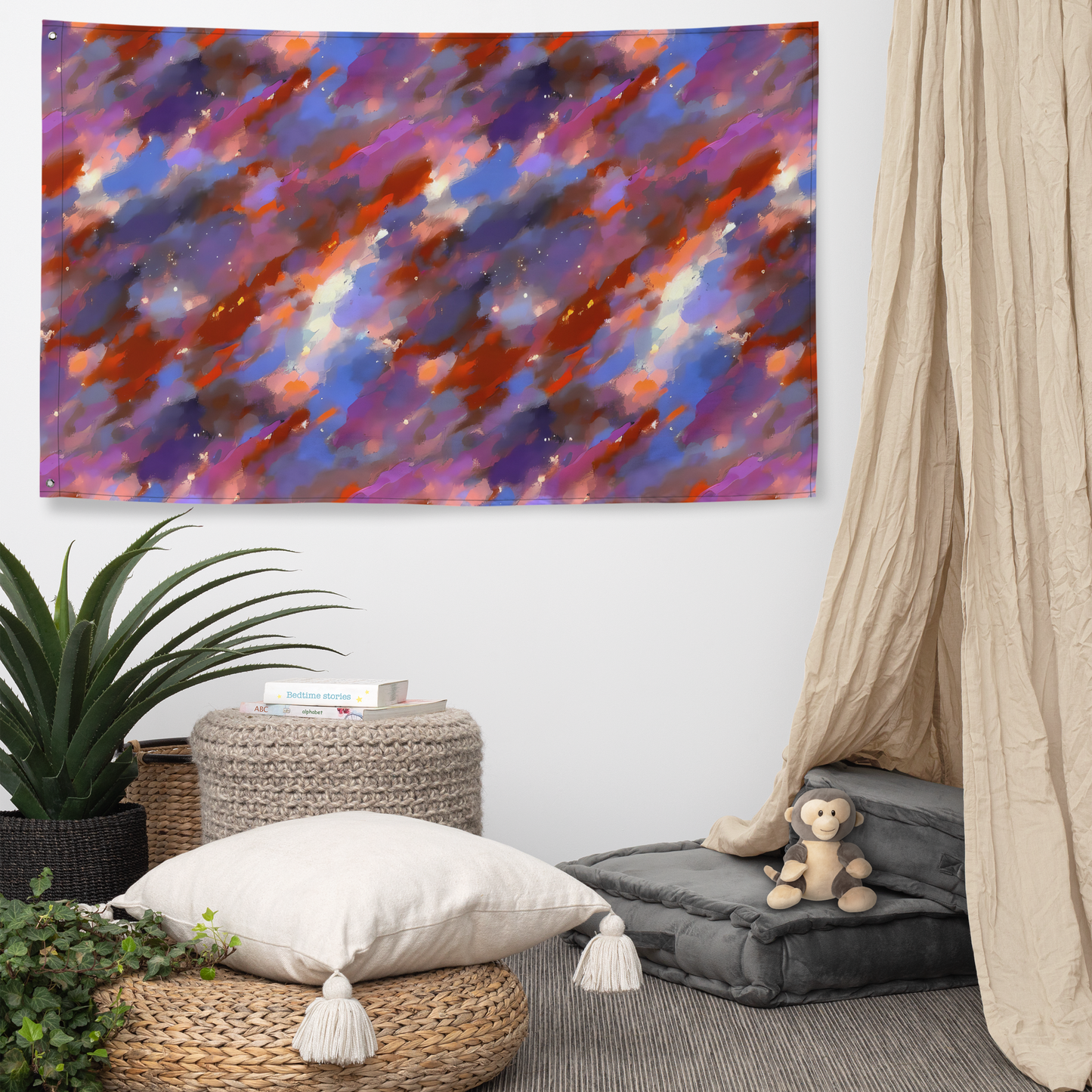 Flag - Celestial Brushstroke