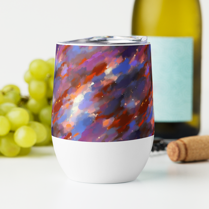 Wine Tumbler - Celestial Brushstroke