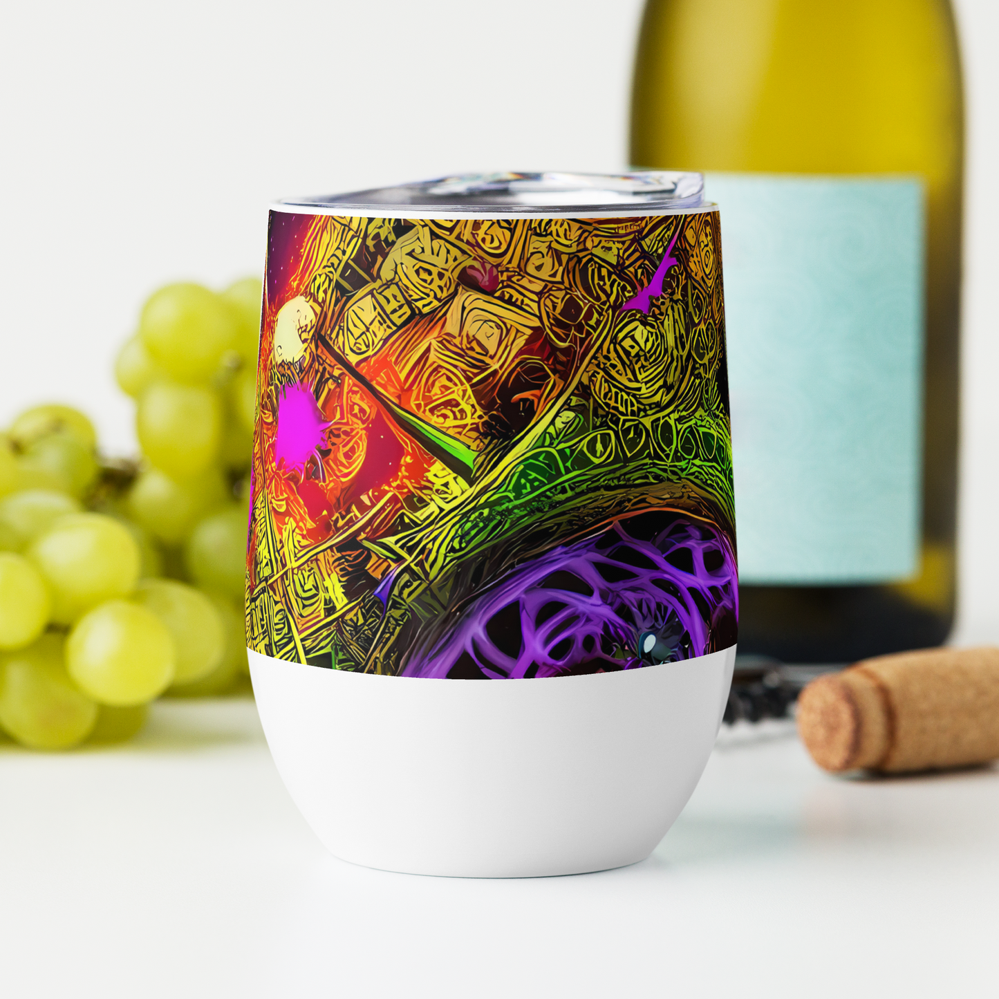 Wine Tumbler - Neon Glyphworks