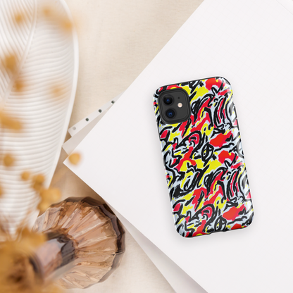 Tough Case for iPhone® - Cosmic Brushstrokes