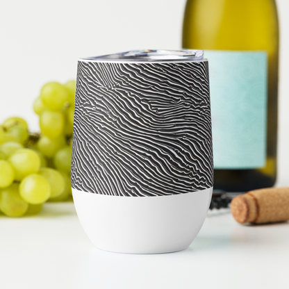 Wine Tumbler - Hypnotic Waves