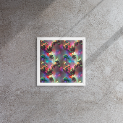 Framed Canvas - Nebula Dreams