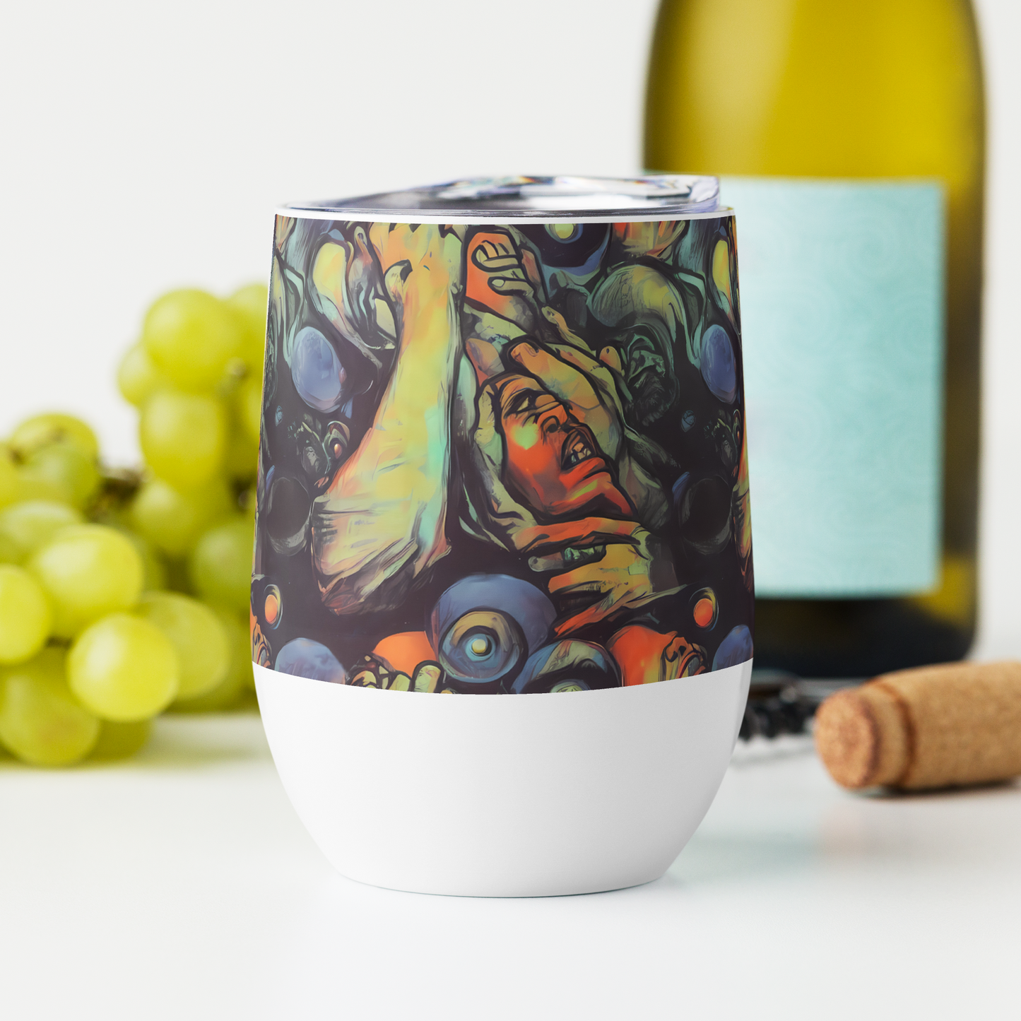 Wine Tumbler - Cosmic Scream