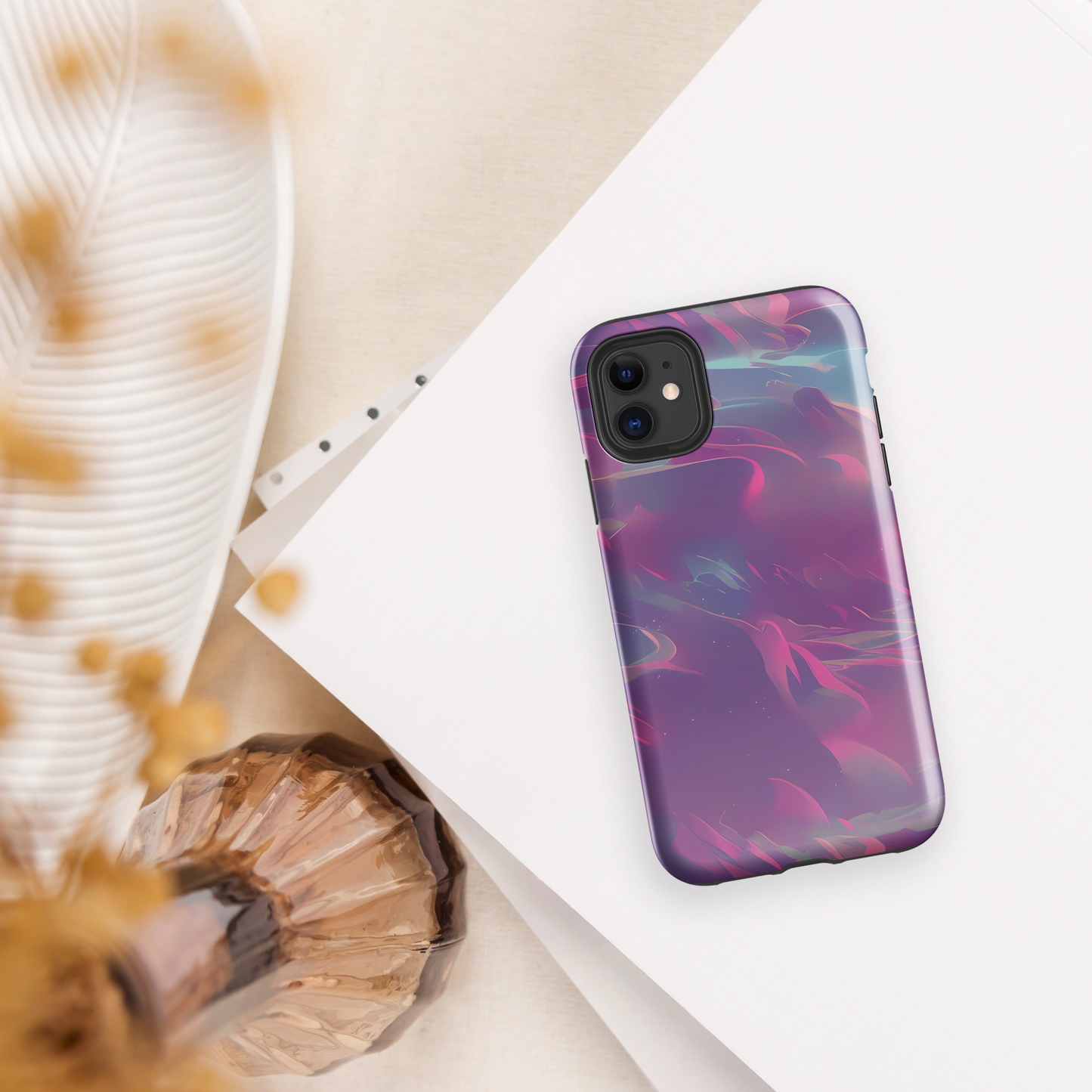 Tough Case for iPhone® - Dreamscape Swirl