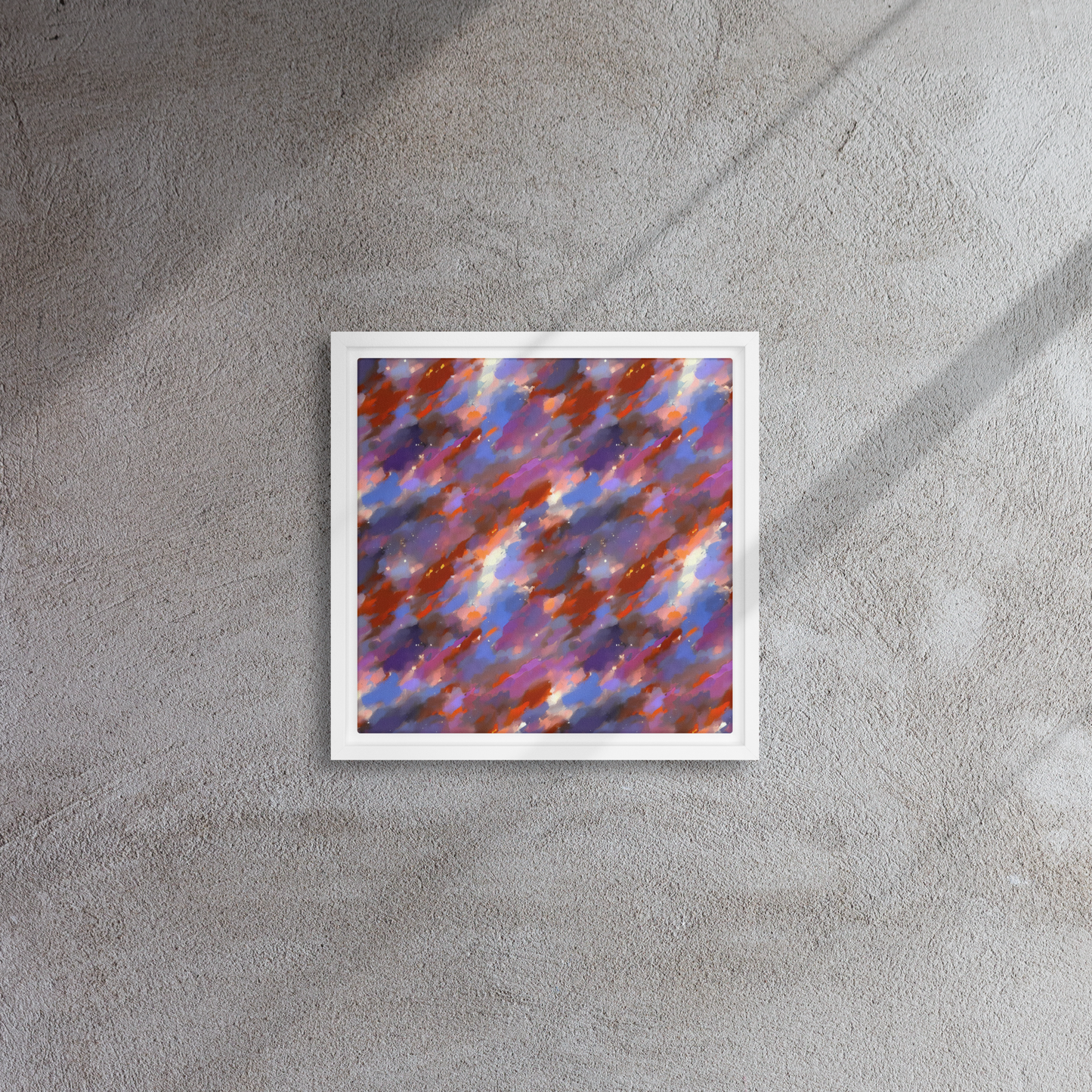 Framed Canvas - Celestial Brushstroke