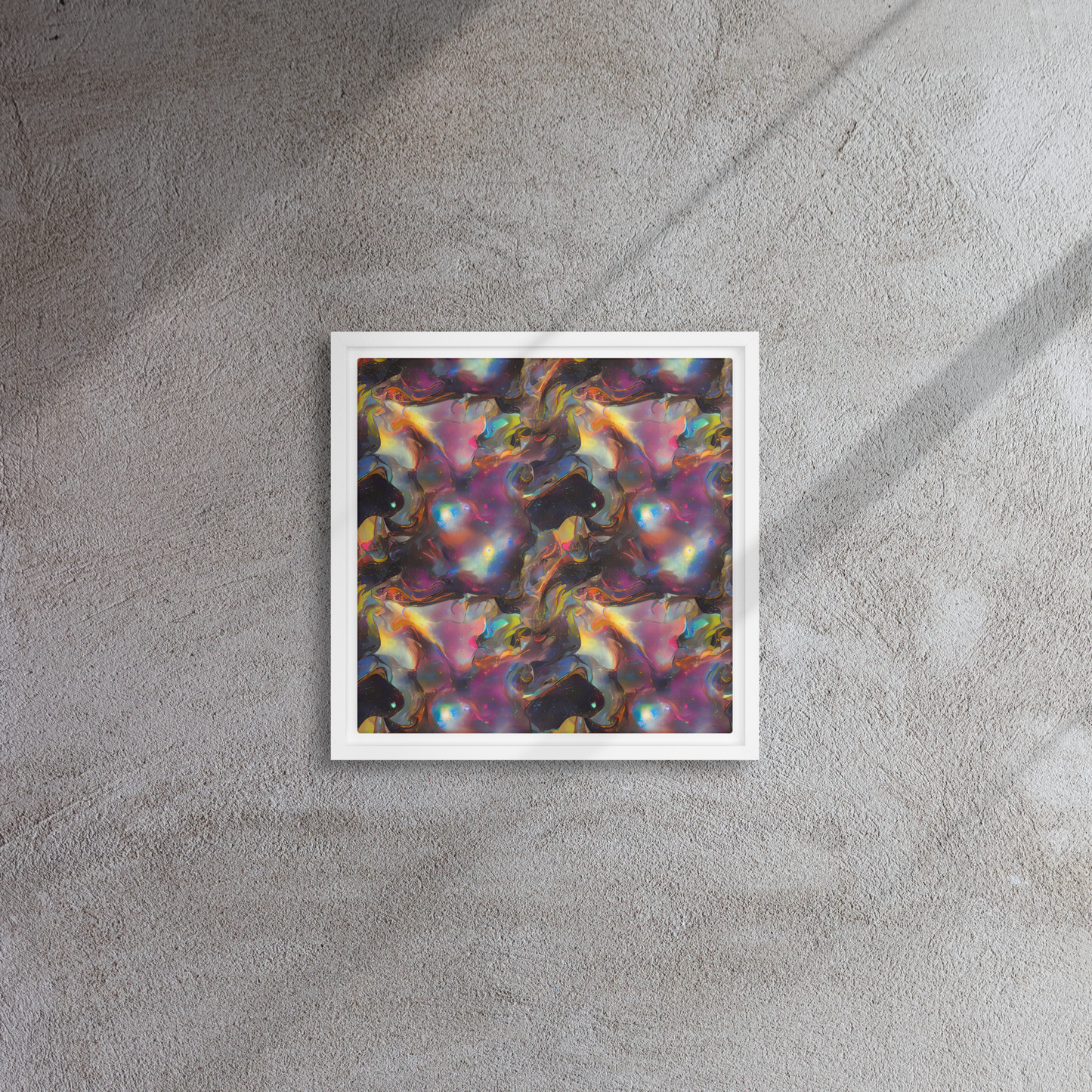 Framed Canvas - Cosmic Fusion