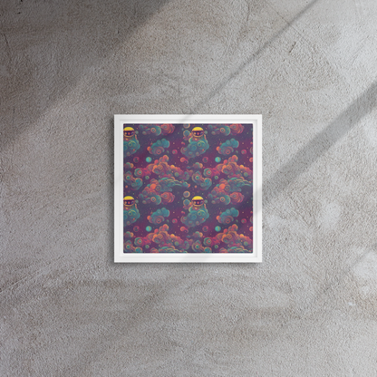 Framed Canvas - Nebula Dreamscape