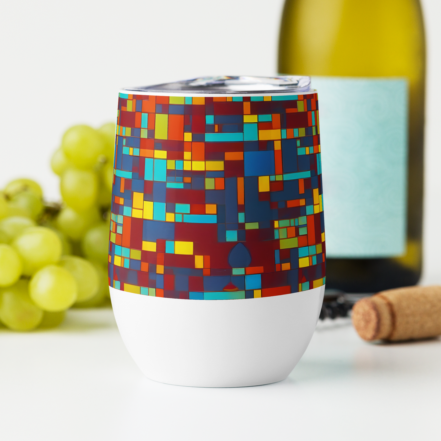 Wine Tumbler - Astral Grid