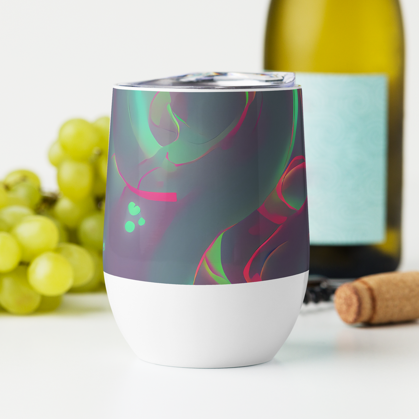 Wine Tumbler - Neon Whisper