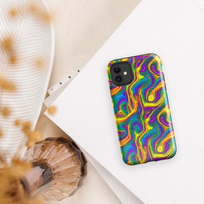 Tough Case for iPhone® - Electric Aurora