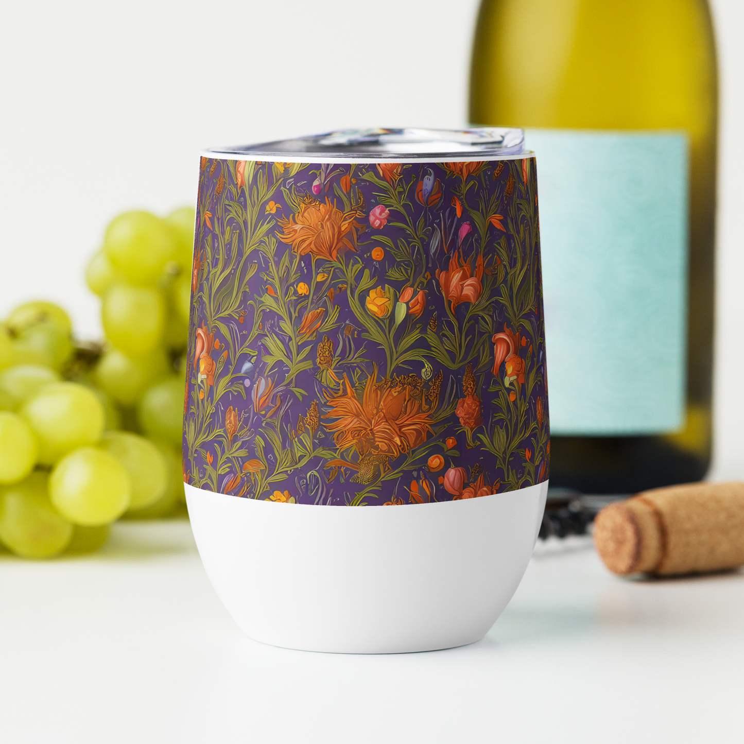 Wine Tumbler - Botanical Nebula