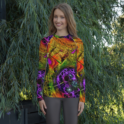 Women's Rash Guard - Neon Glyphworks