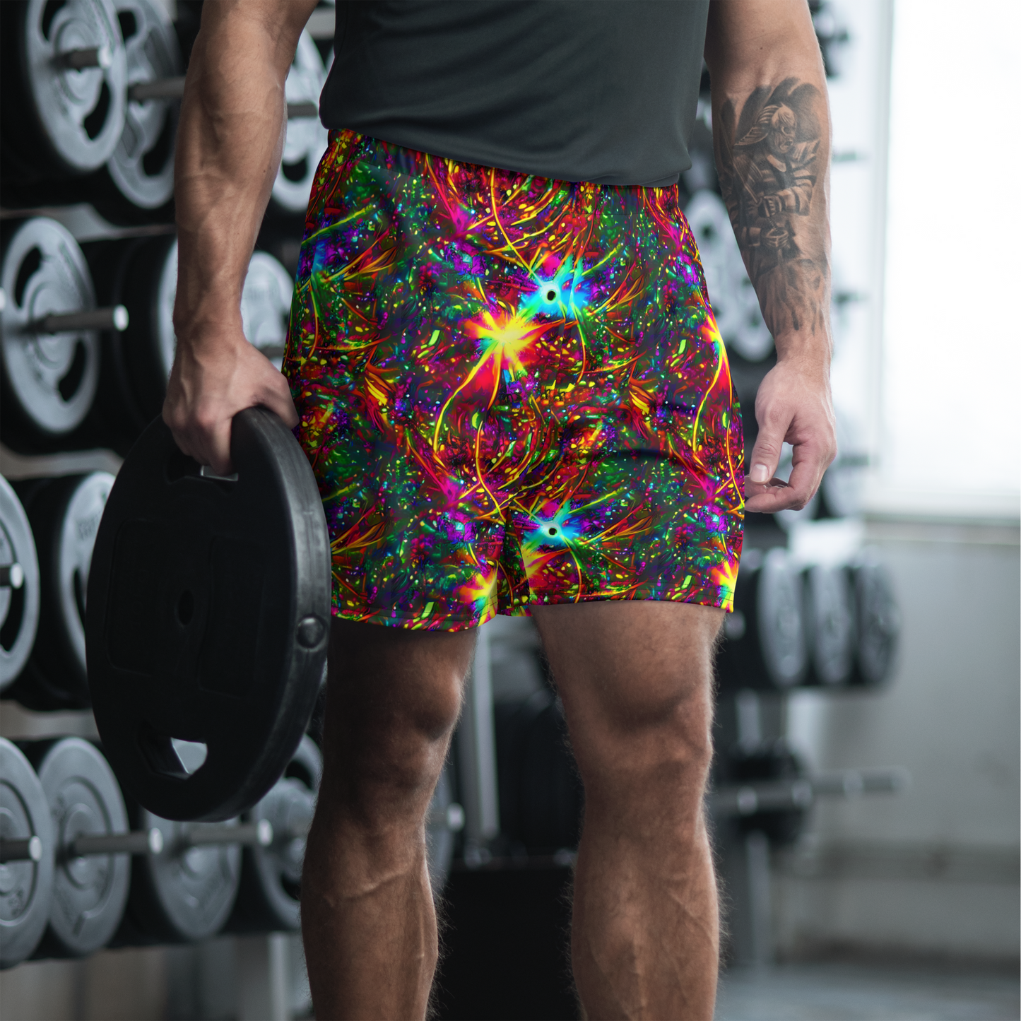 Men's Athletic Shorts - Stellar Burst