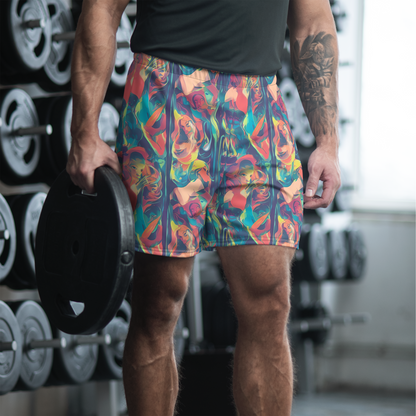 Men's Athletic Shorts - Neon Aurora