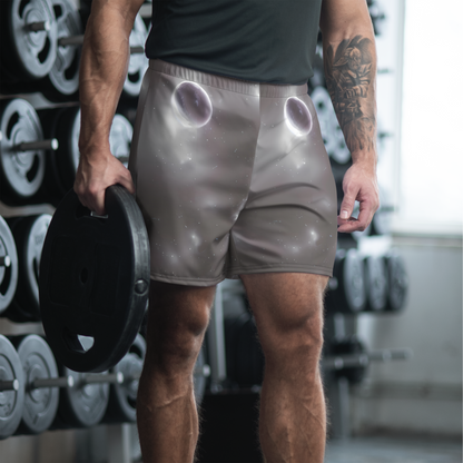 Men's Athletic Shorts - Silver Nebula