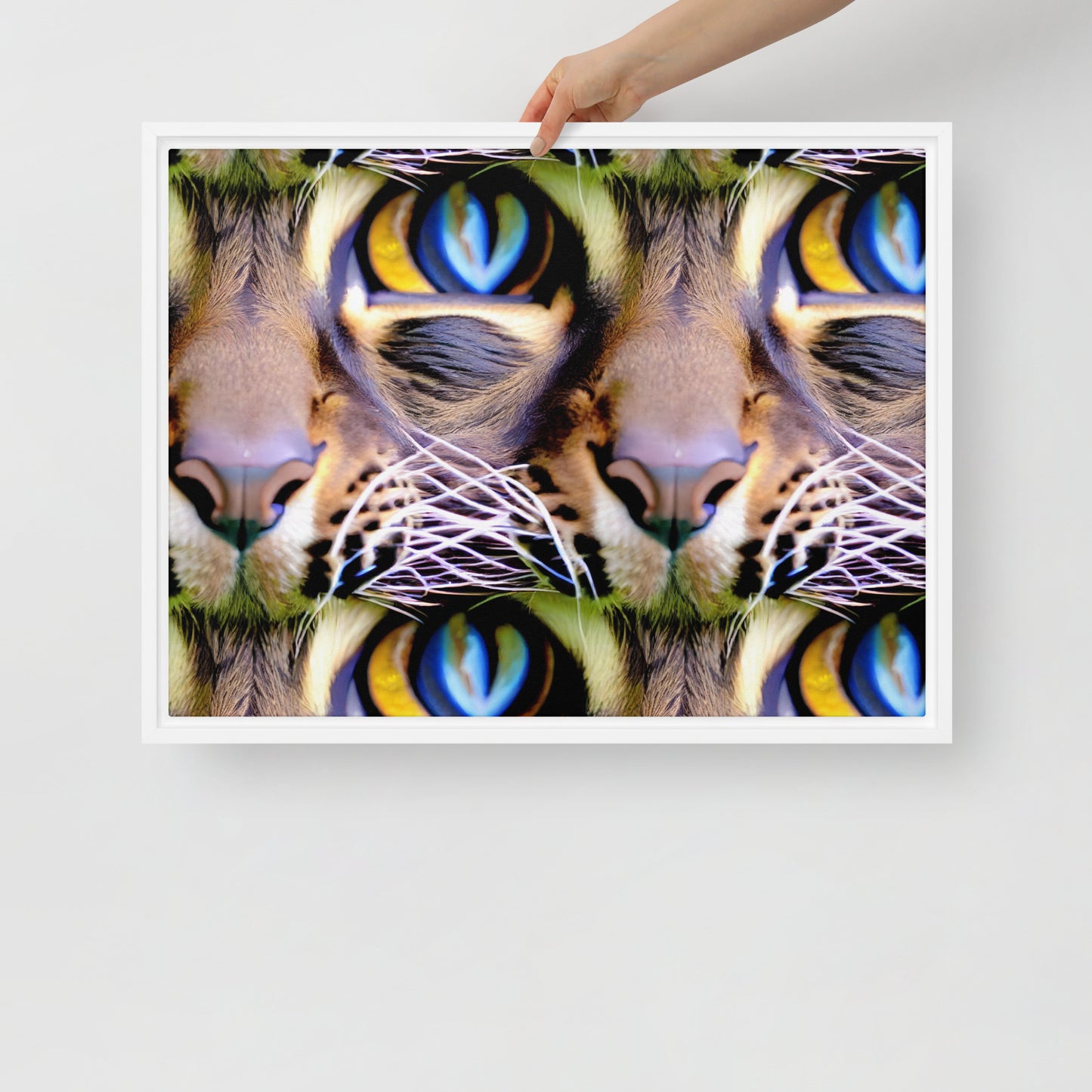 Framed Canvas (in) - Eye of the Wild