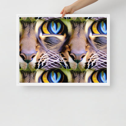 Framed Canvas (in) - Eye of the Wild