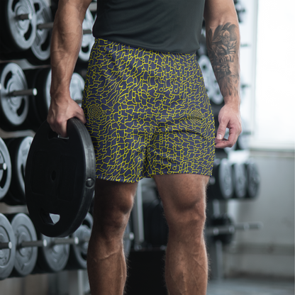 Men's Athletic Shorts - Nightshade Maze