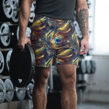 Men's Athletic Shorts - Celestial Vortex
