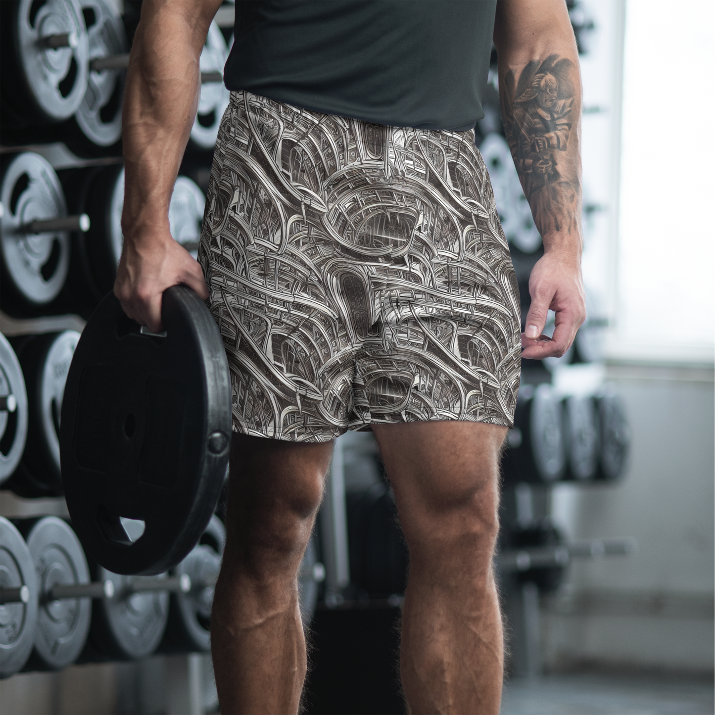 Men's Athletic Shorts - Piranesi's Dream