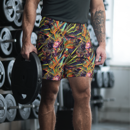 Men's Athletic Shorts - Psychedelic Deep Space