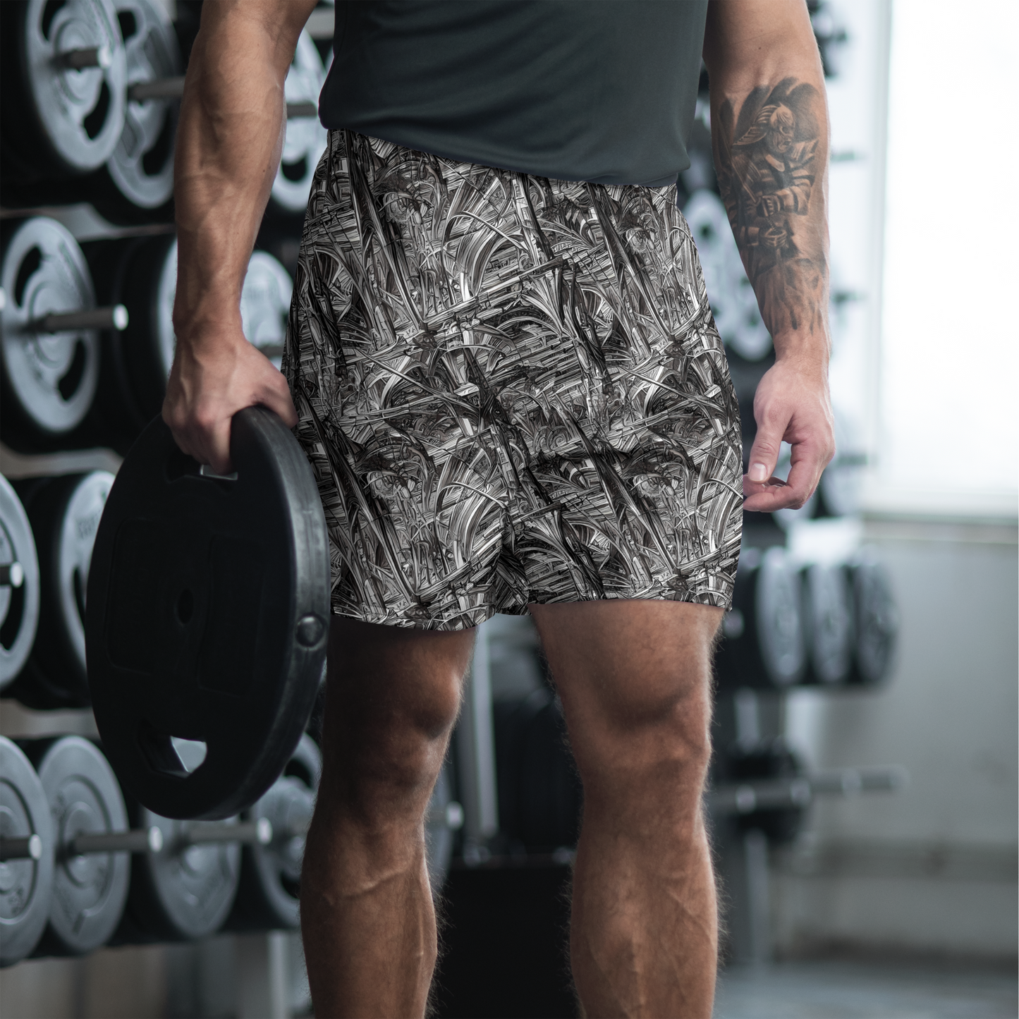 Men's Athletic Shorts - Gothic Whirlwind