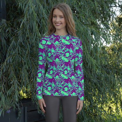 Women's Rash Guard - Alien Ripples