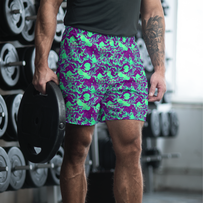 Men's Athletic Shorts - Alien Ripples