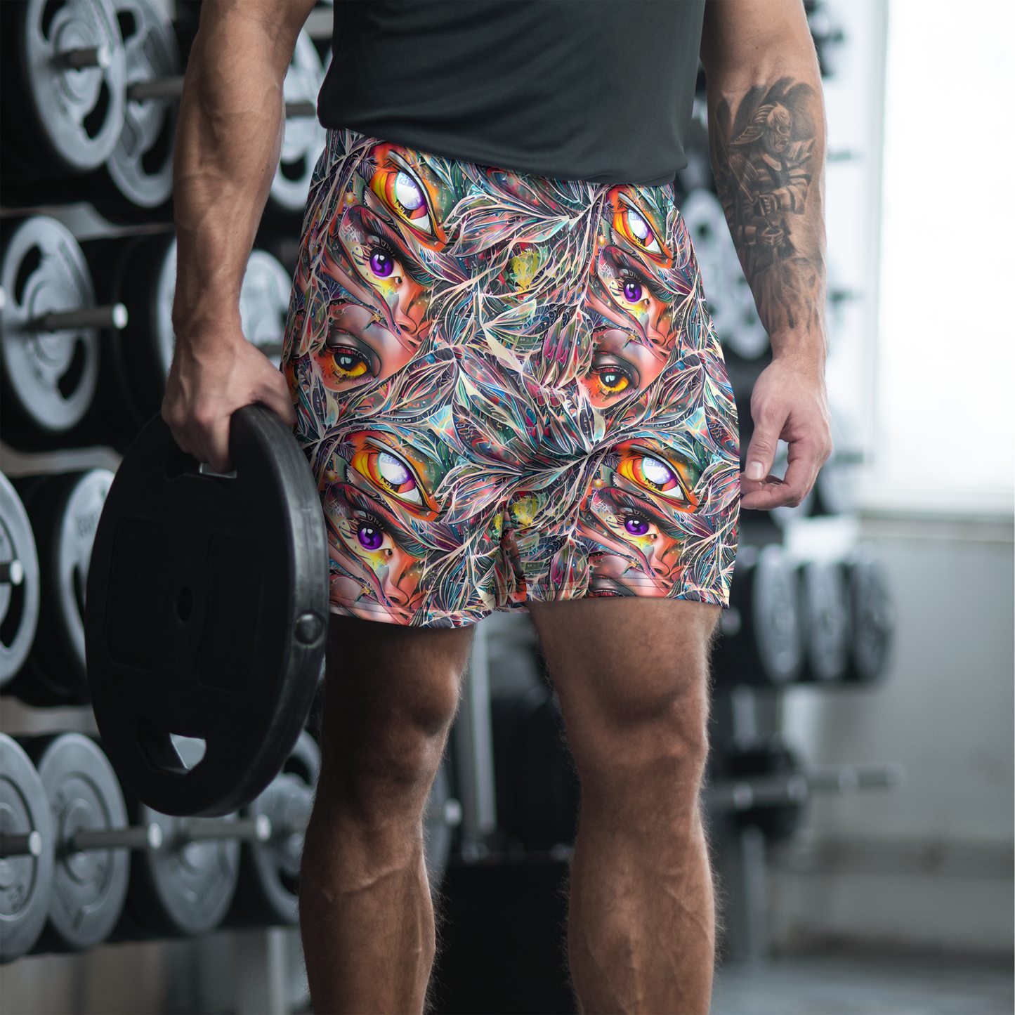 Men's Athletic Shorts - Prismatic Reverie