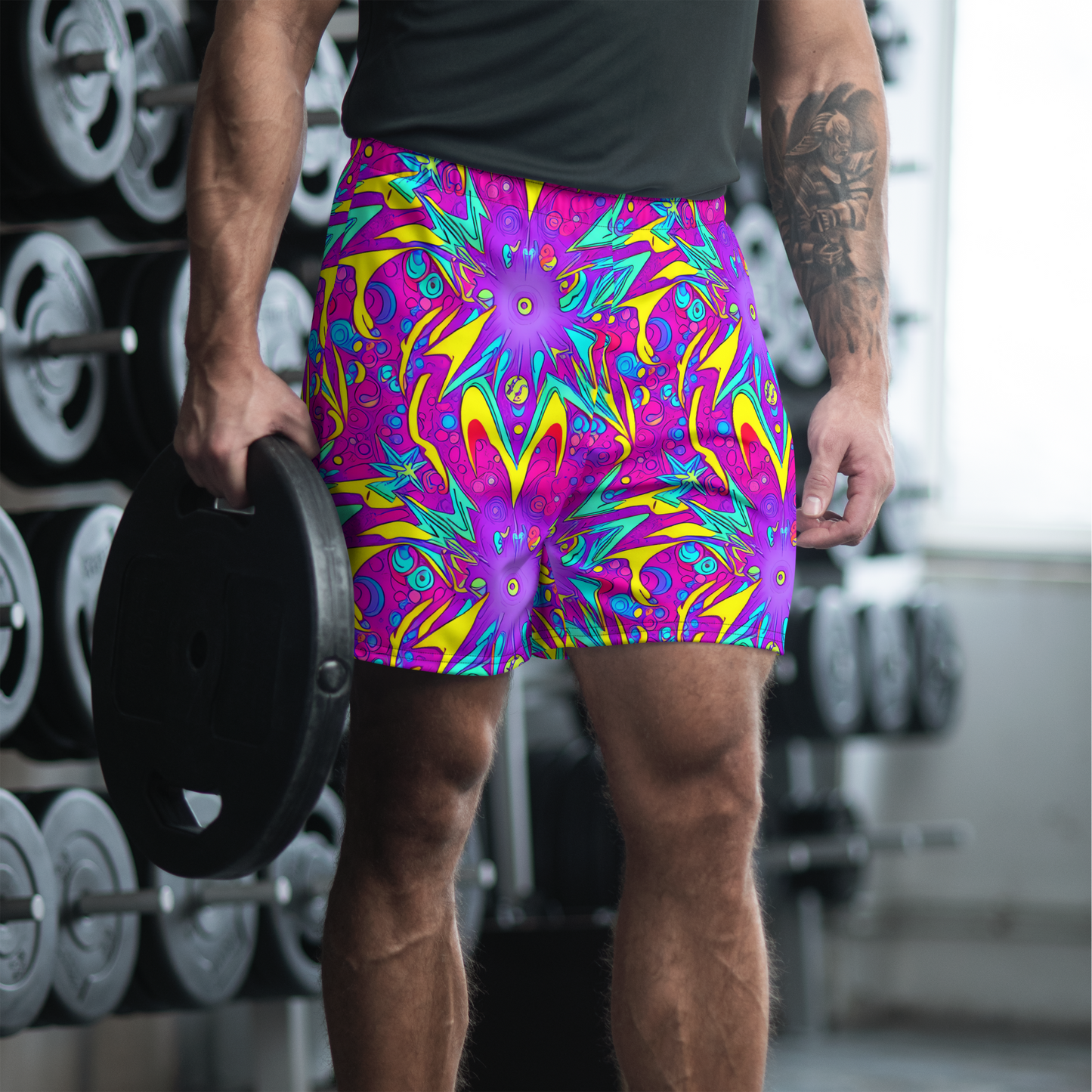 Men's Athletic Shorts - Nebula Radiance