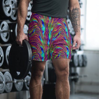 Men's Athletic Shorts - Lux Waves