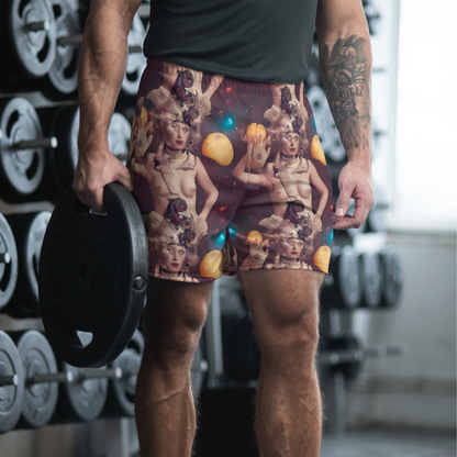 Men's Athletic Shorts - Nebula Siren