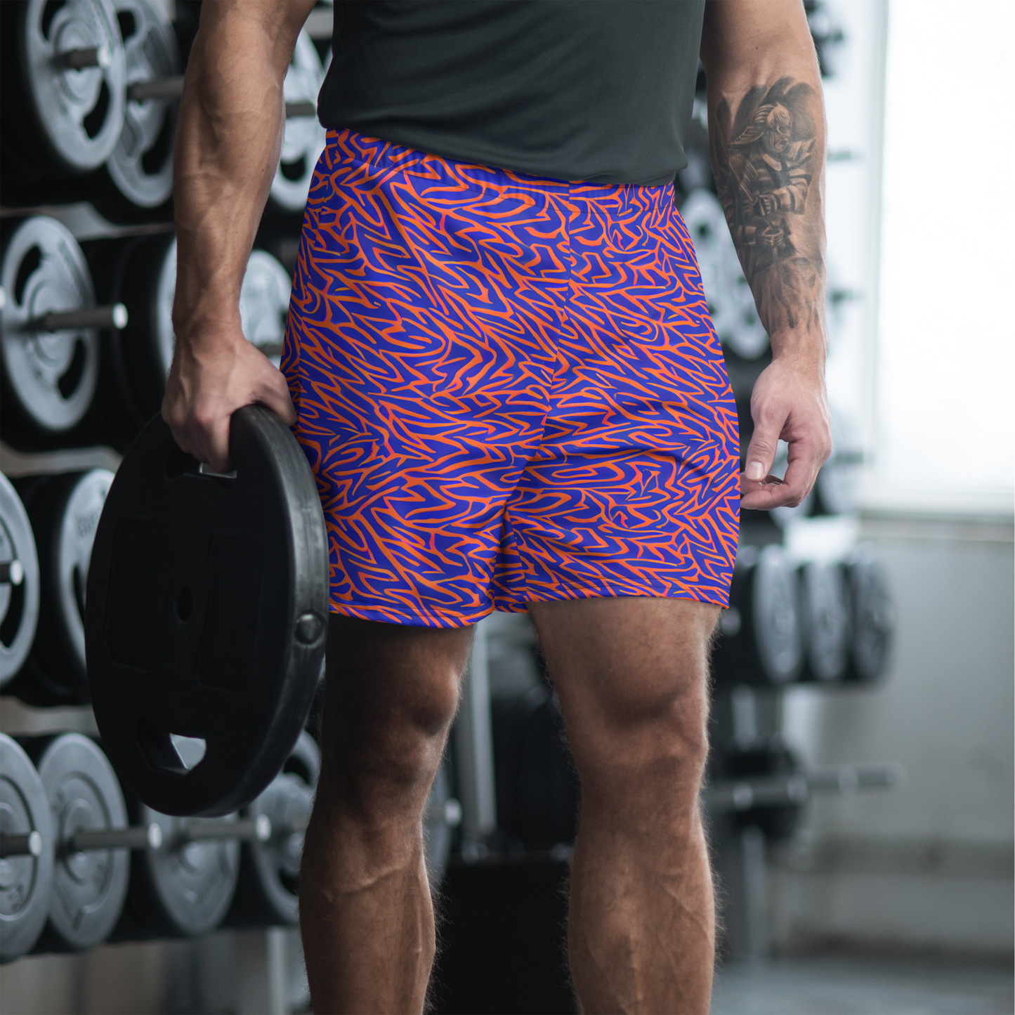 Men's Athletic Shorts - Sapphire Swirl