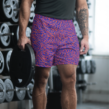Men's Athletic Shorts - Sapphire Swirl