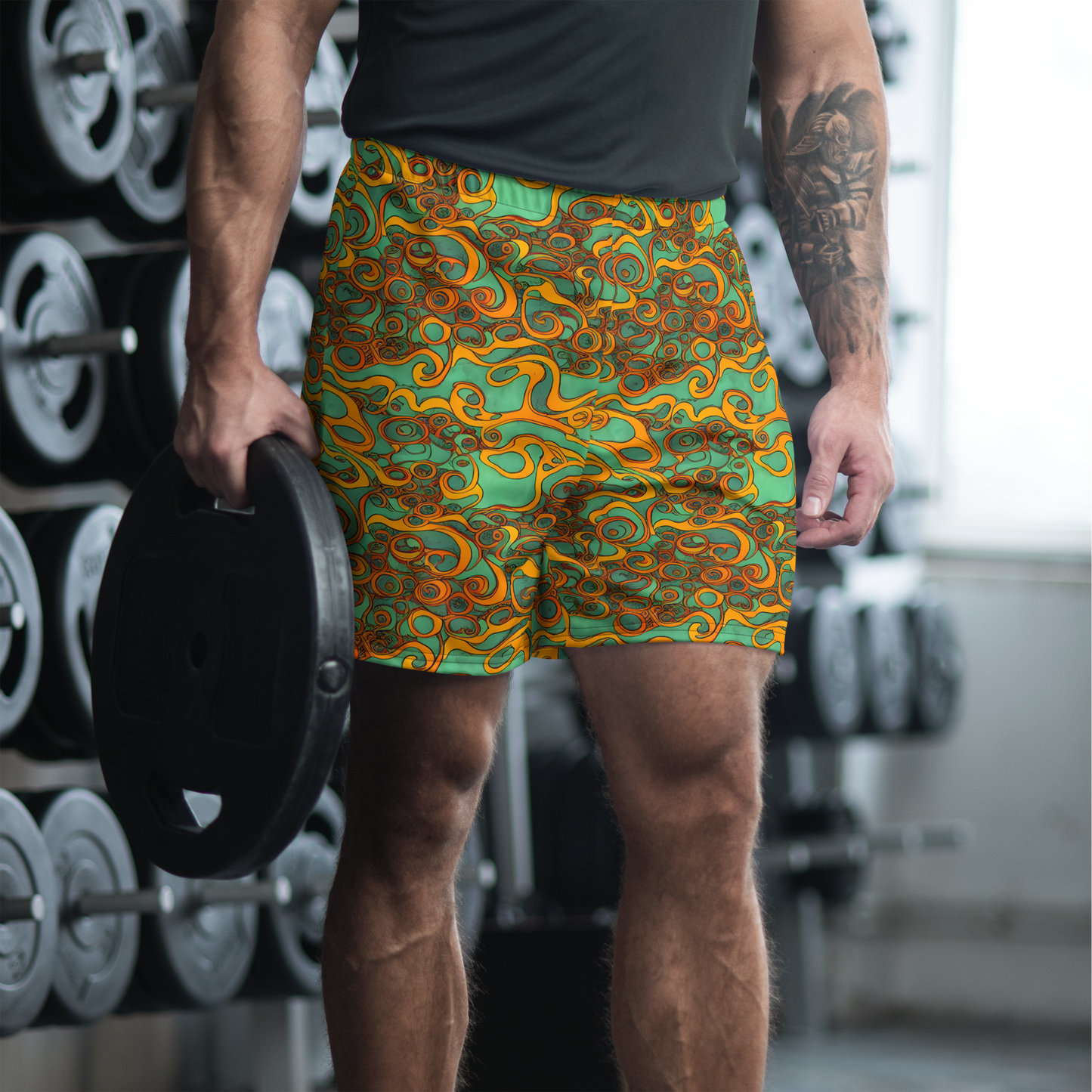 Men's Athletic Shorts - Nebula Nodes