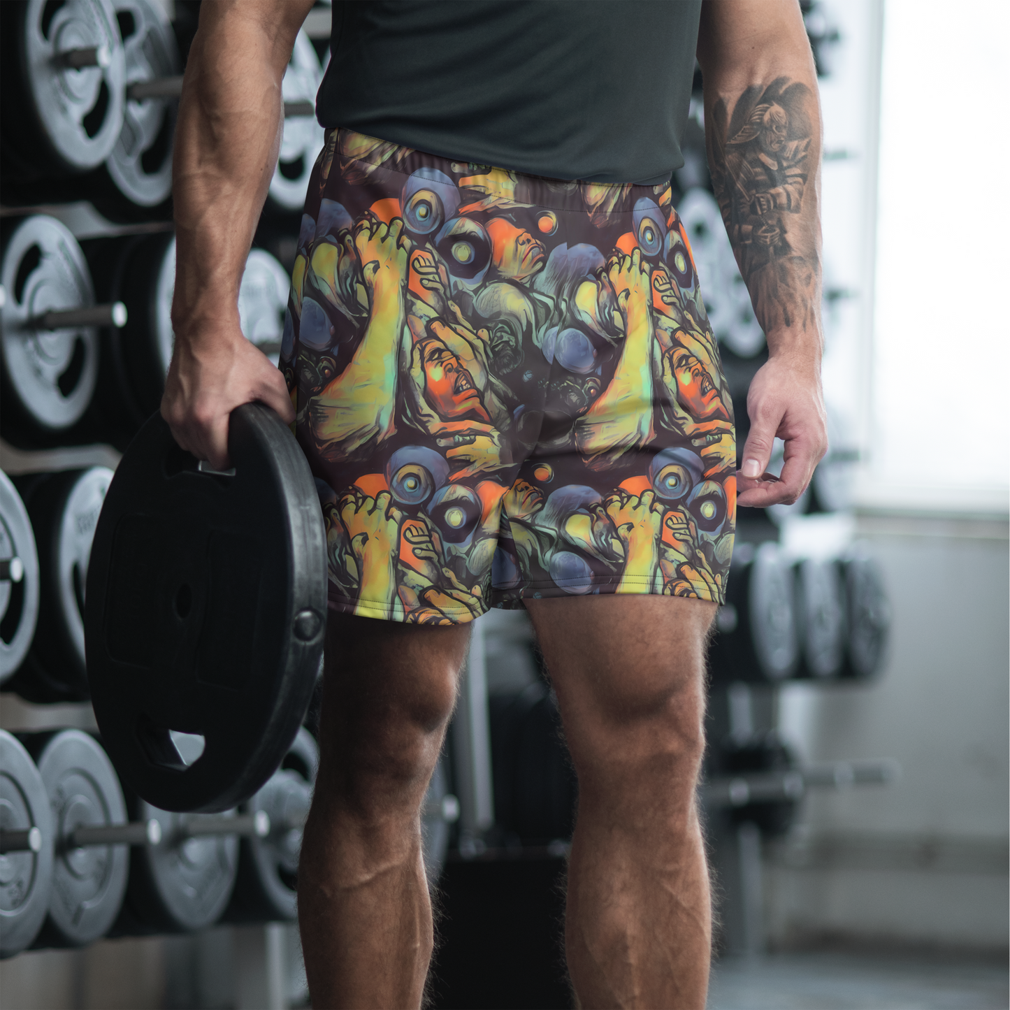 Men's Athletic Shorts - Cosmic Scream