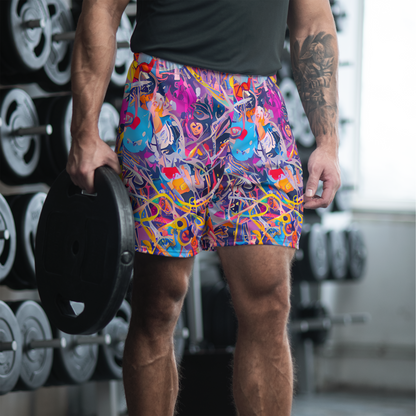 Men's Athletic Shorts - Vibrant Fusion