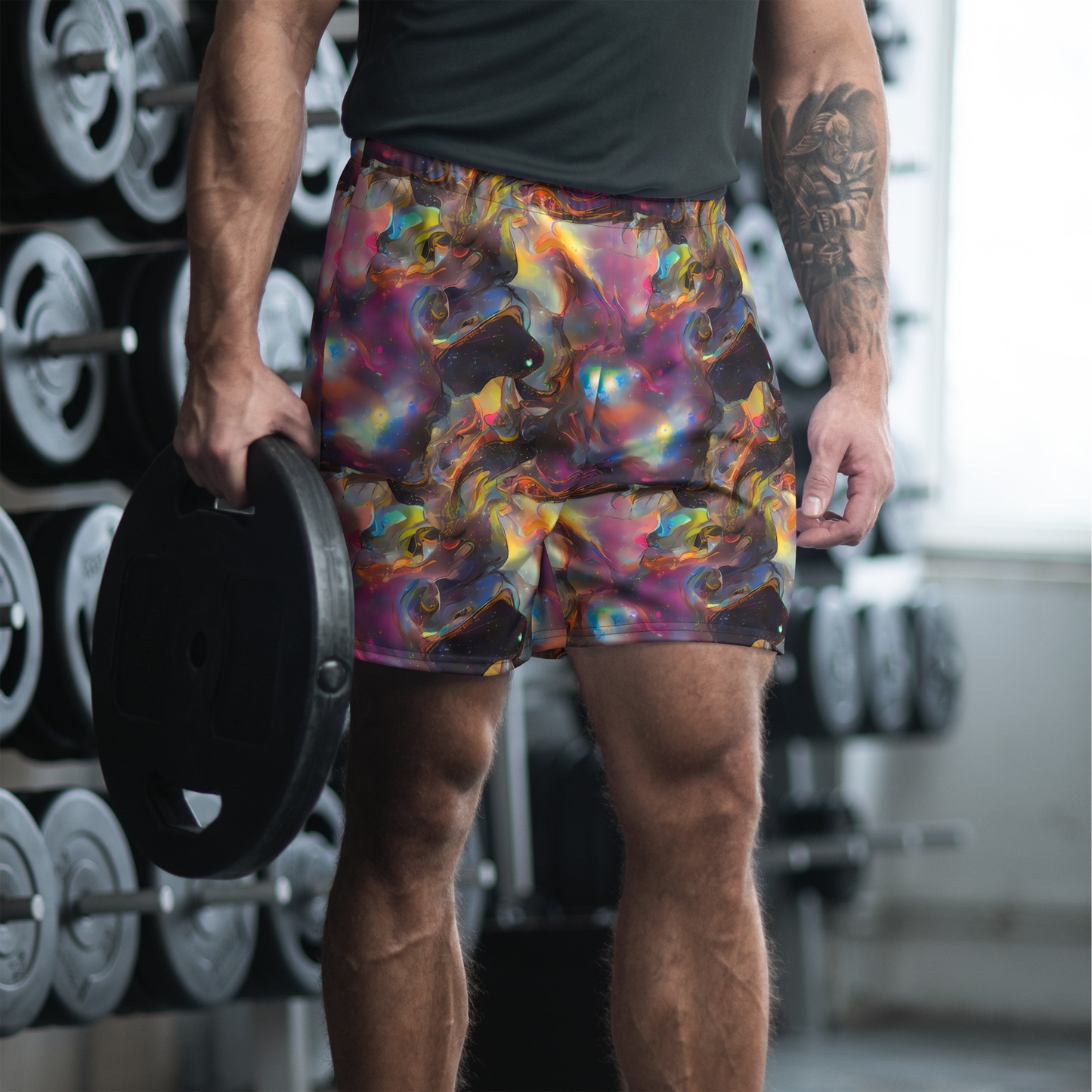 Men's Athletic Shorts - Cosmic Fusion