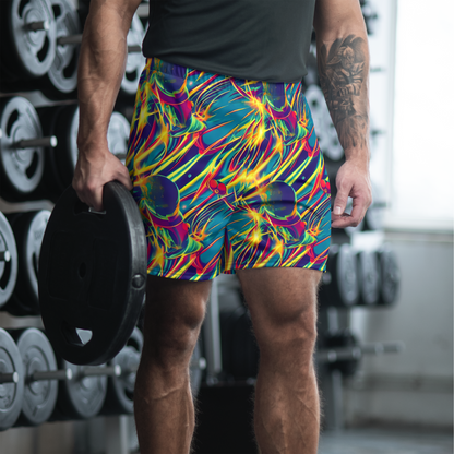 Men's Athletic Shorts - Cosmic Inferno
