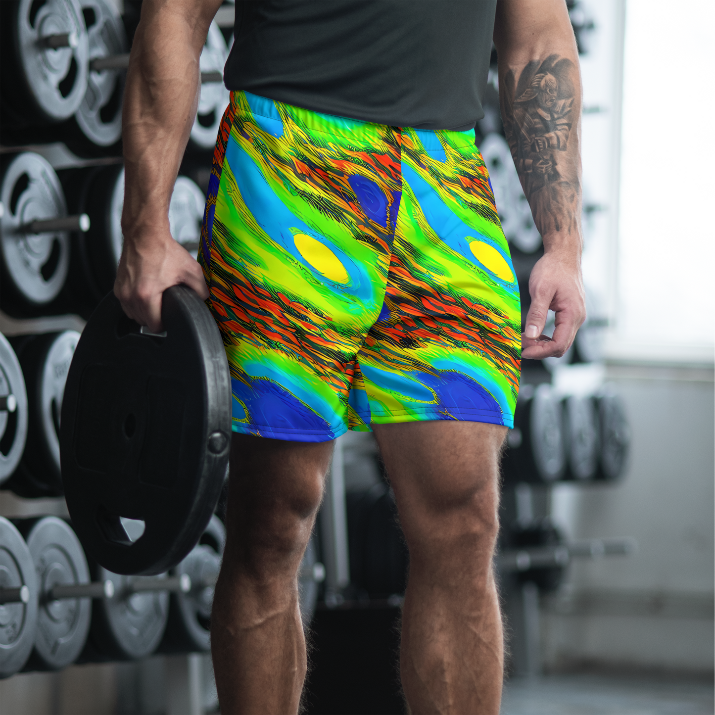 Men's Athletic Shorts - Hodgkin's Blaze