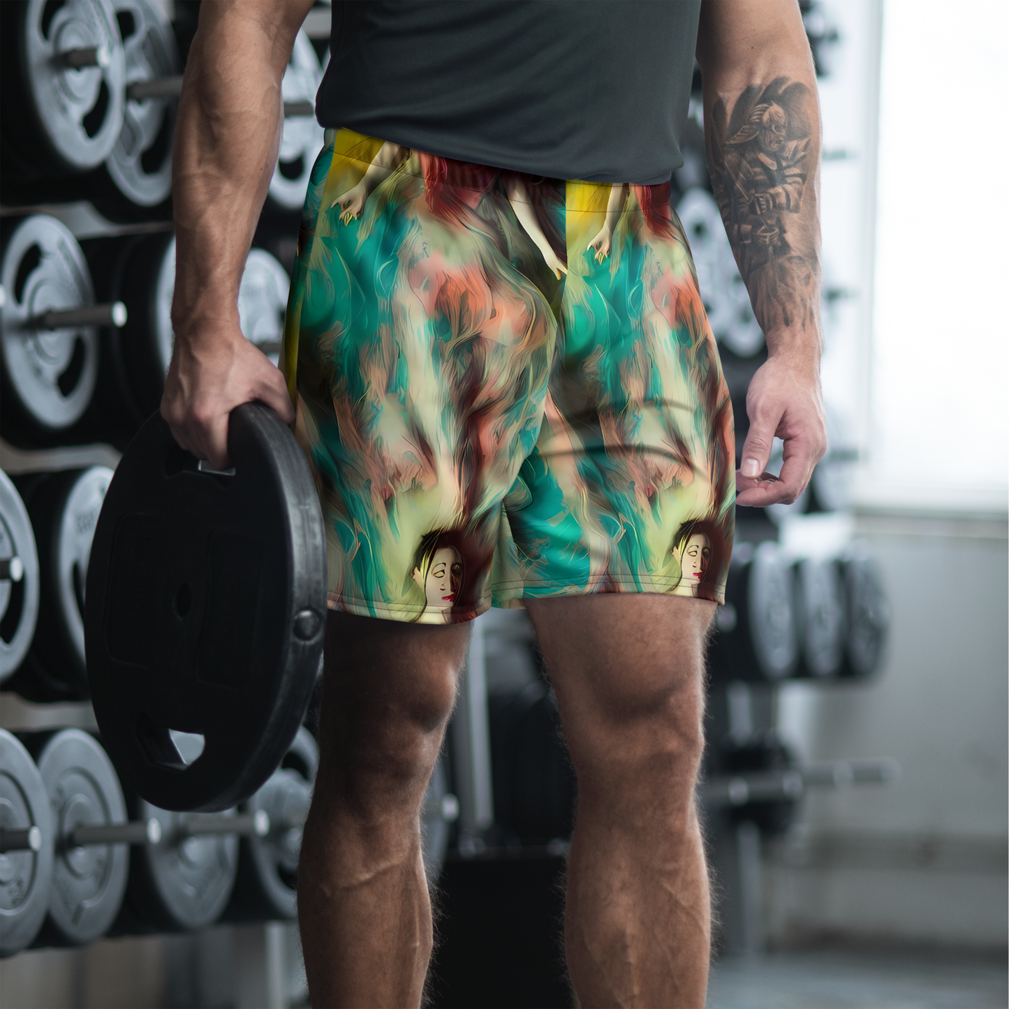 Men's Athletic Shorts - Enchanted Fusion