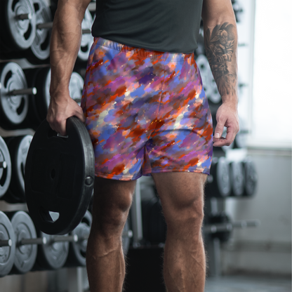 Men's Athletic Shorts - Celestial Brushstroke