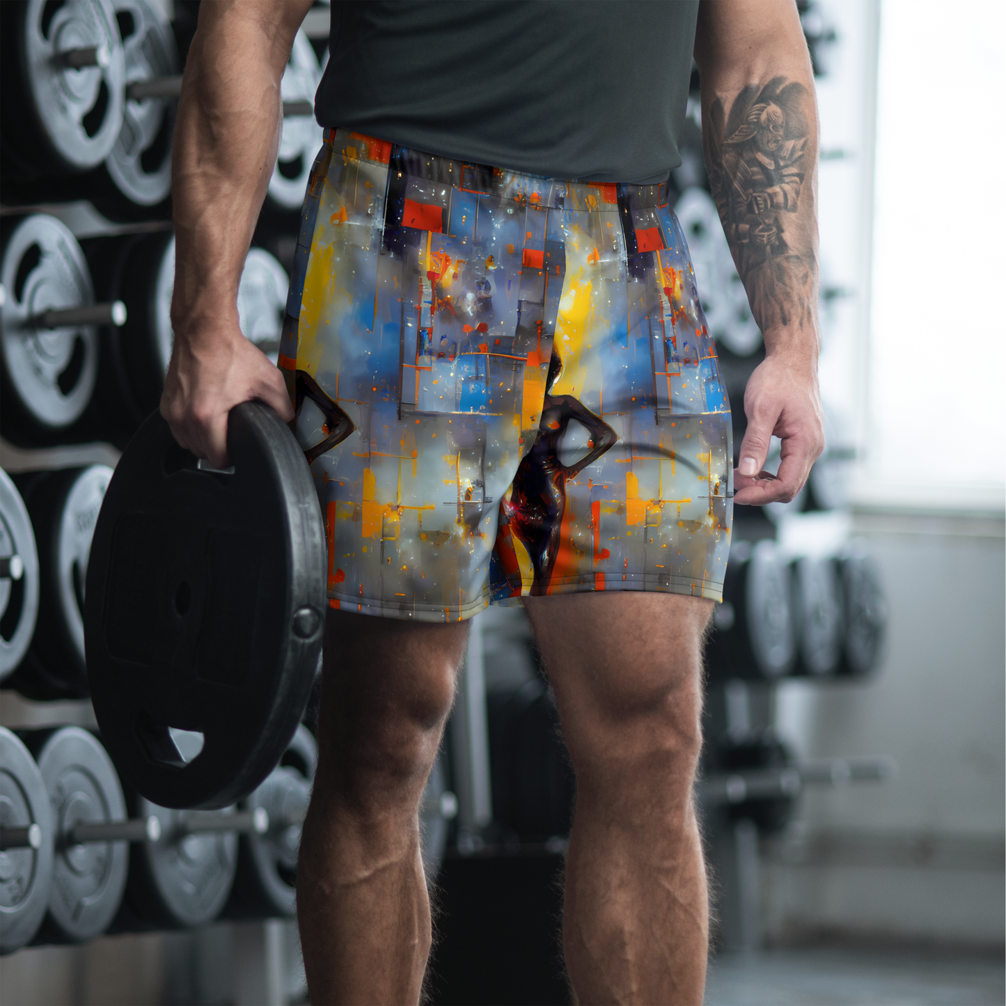 Men's Athletic Shorts - Neoblock Fusion