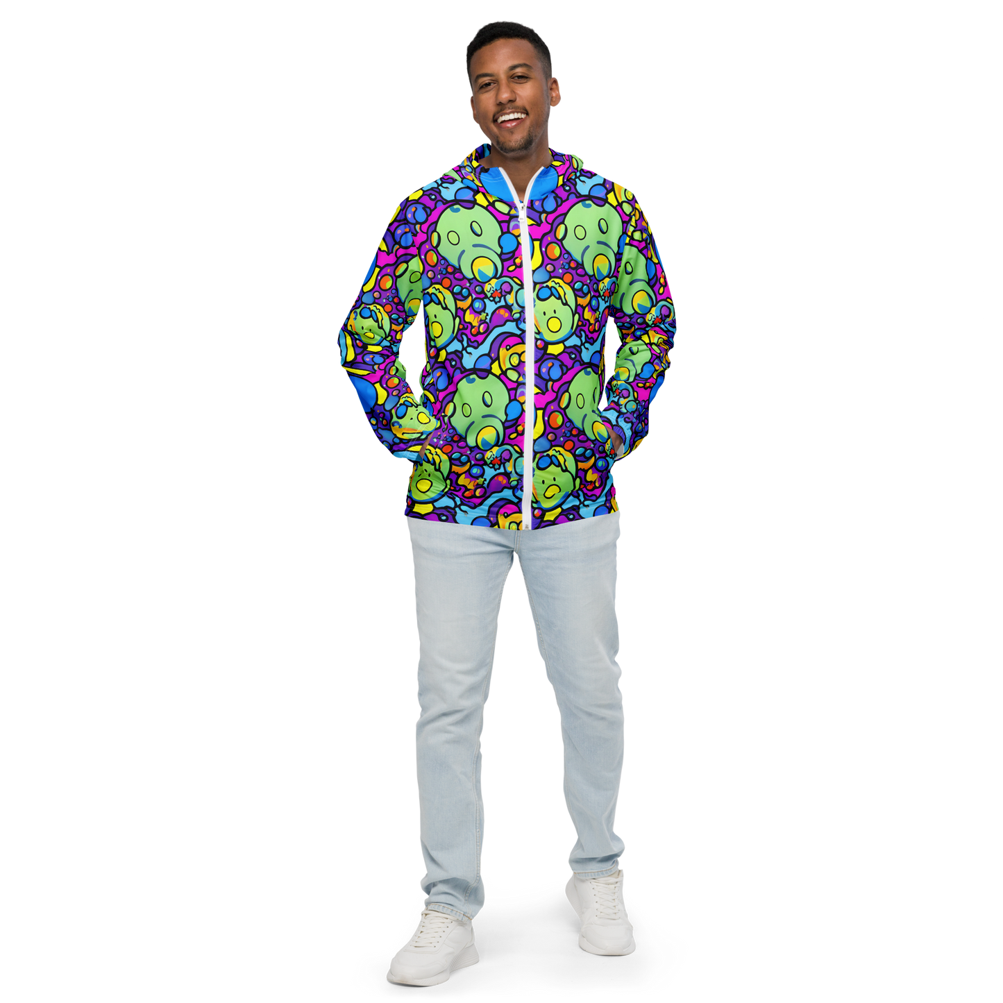 Men's Windbreaker - Enchanted Orbs