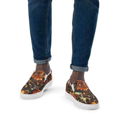 Men's Slip-On Canvas Shoes - Bosschaert's Nebula