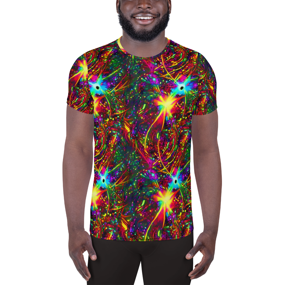Men's Athletic T-Shirt - Stellar Burst