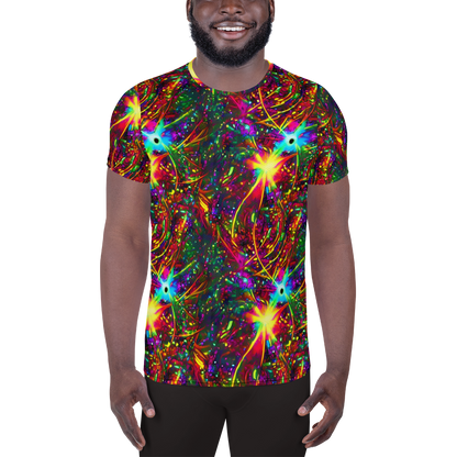 Men's Athletic T-Shirt - Stellar Burst