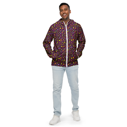 Men's Windbreaker - Cosmic Dotscape