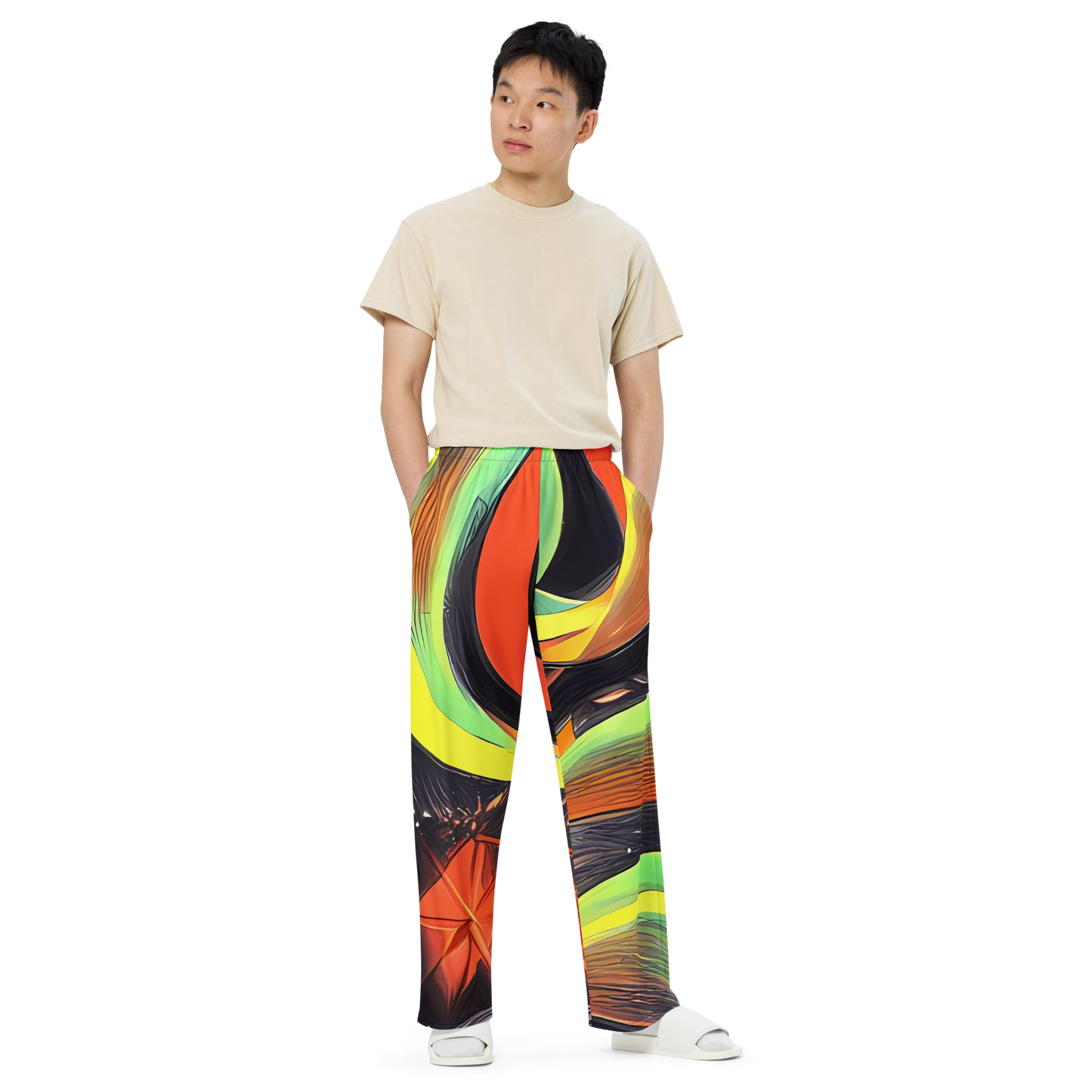 Wide-Leg Pants - Tenggren Whirl