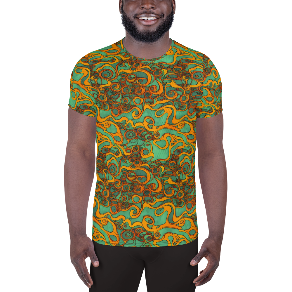 Men's Athletic T-Shirt - Nebula Nodes